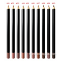 Wholesale Customized Waterproof 12 Colors Lip Liner Pencil Private Label